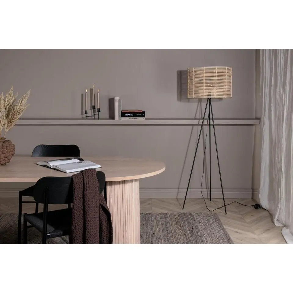 Svea - Veda vloerlamp - 160 cm - rattan