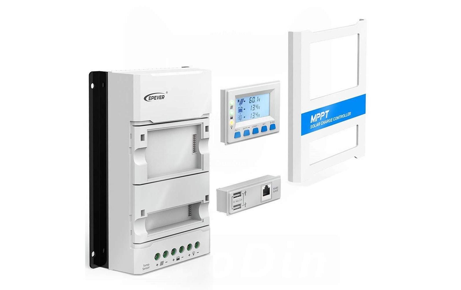 Solarladeregler Triron 2210N MPPT 100/20 mit 2xUSB<br>Solarstrom-Laderegler