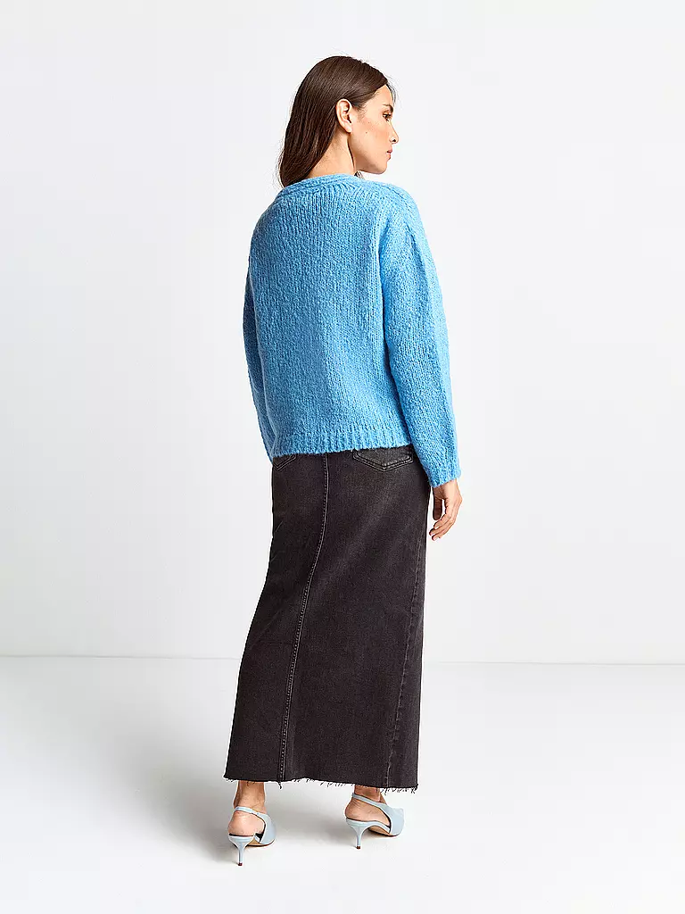 RICH & ROYAL Strickjacke blau