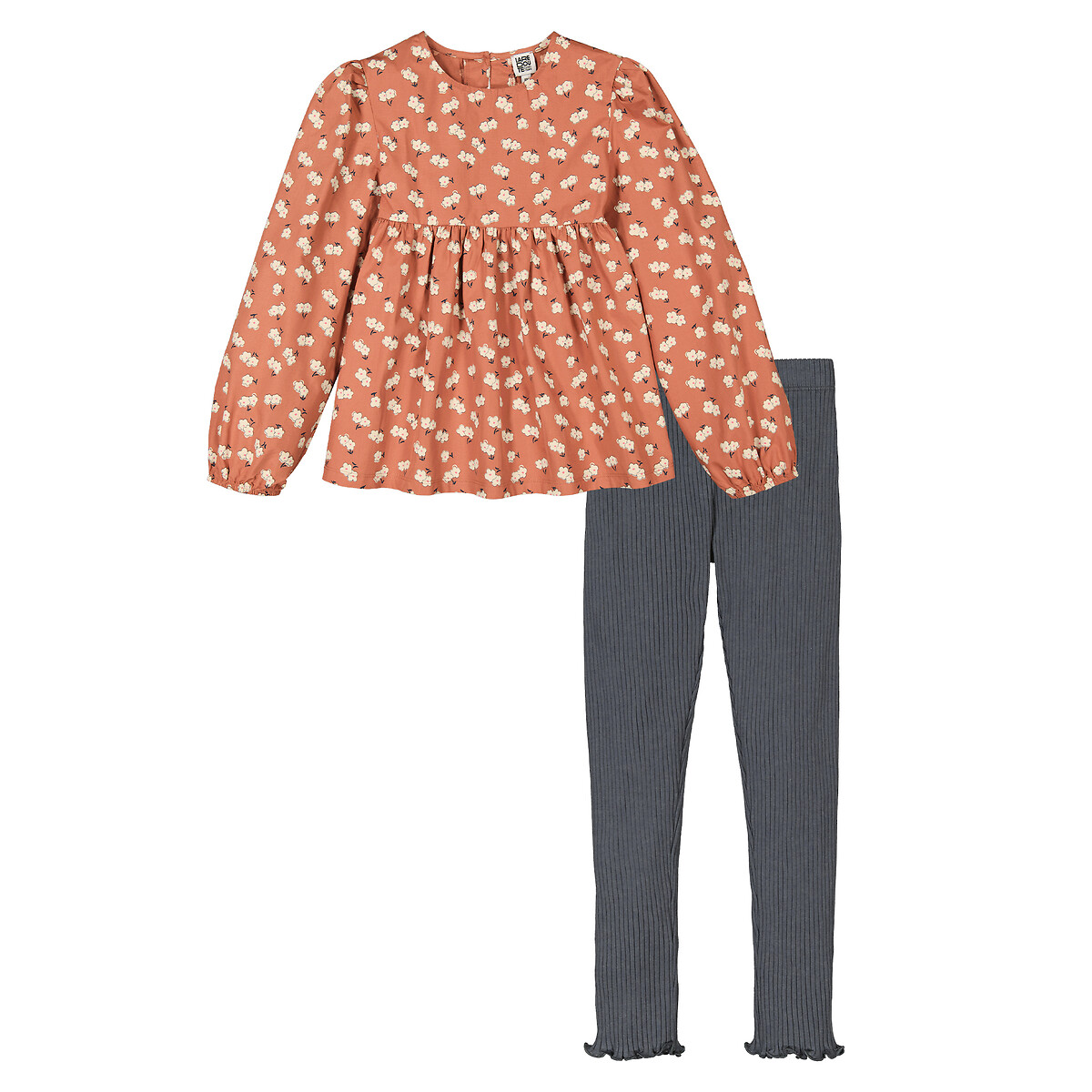 COLEÇÃO LA REDOUTE<br>Conjunto de 2 peças, blusa e leggings