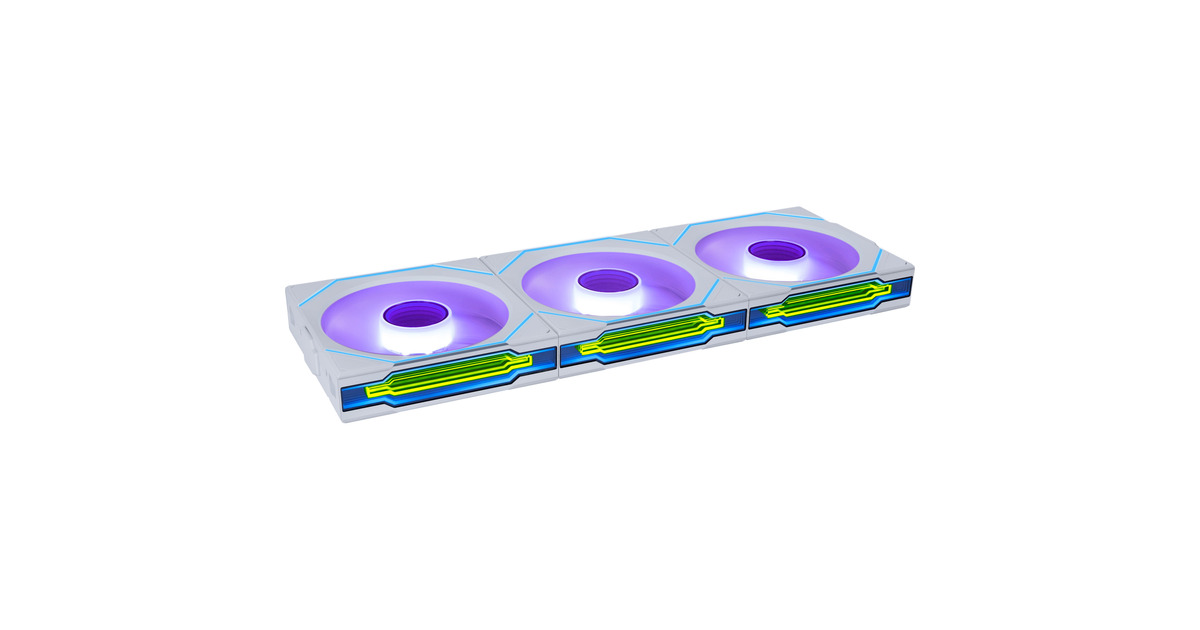 Lian LiUNI FAN SL-INFINITY 120 Wireless RGB case fans  (Wit, 3 stuks, 120 x 122 x 25 mm, PWM)