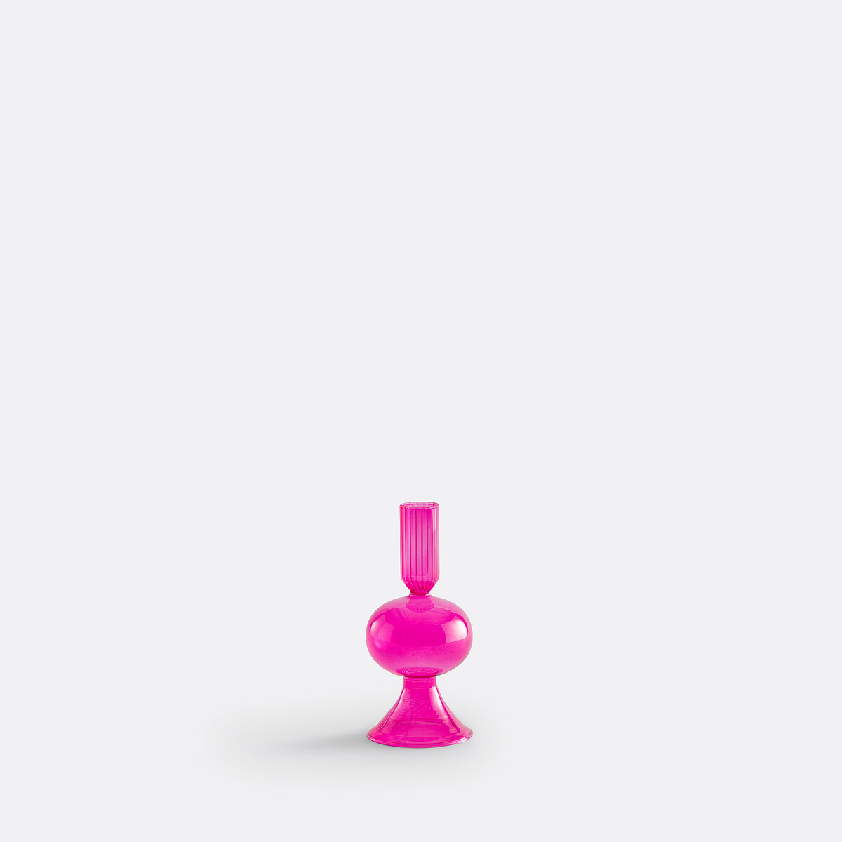 LA REDOUTE INTERIEURS<br>Castiçal de vidro Alt.14,5 cm