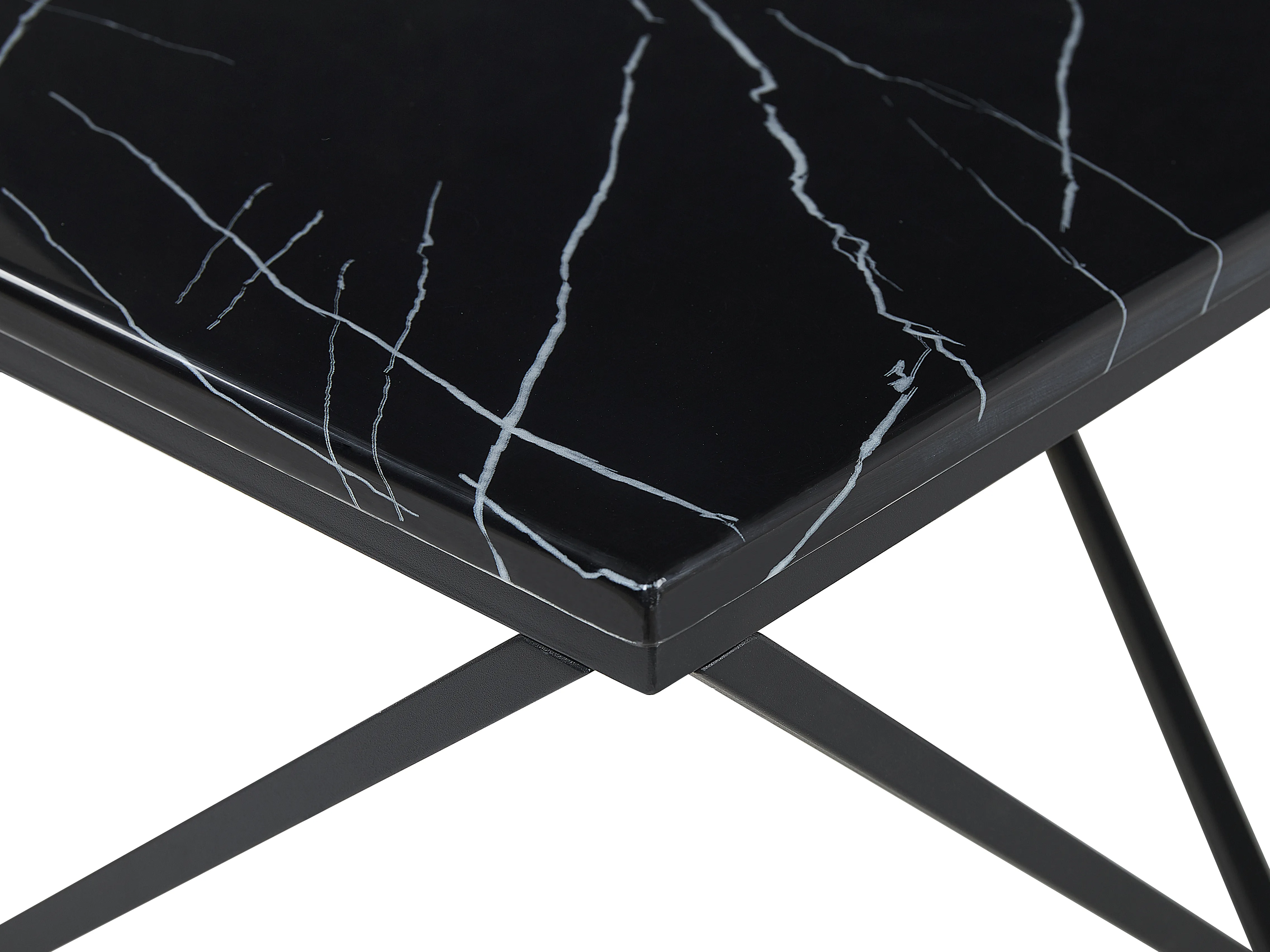 Salontafel MALIBU Zwart marmer