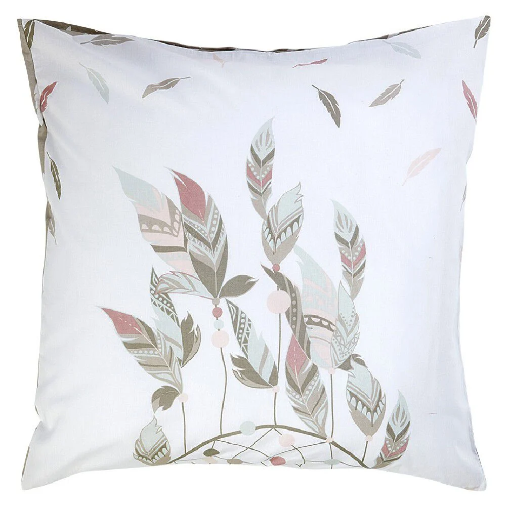 Taie d'oreiller x2 coton 63x63cm (plusieurs modèles)
