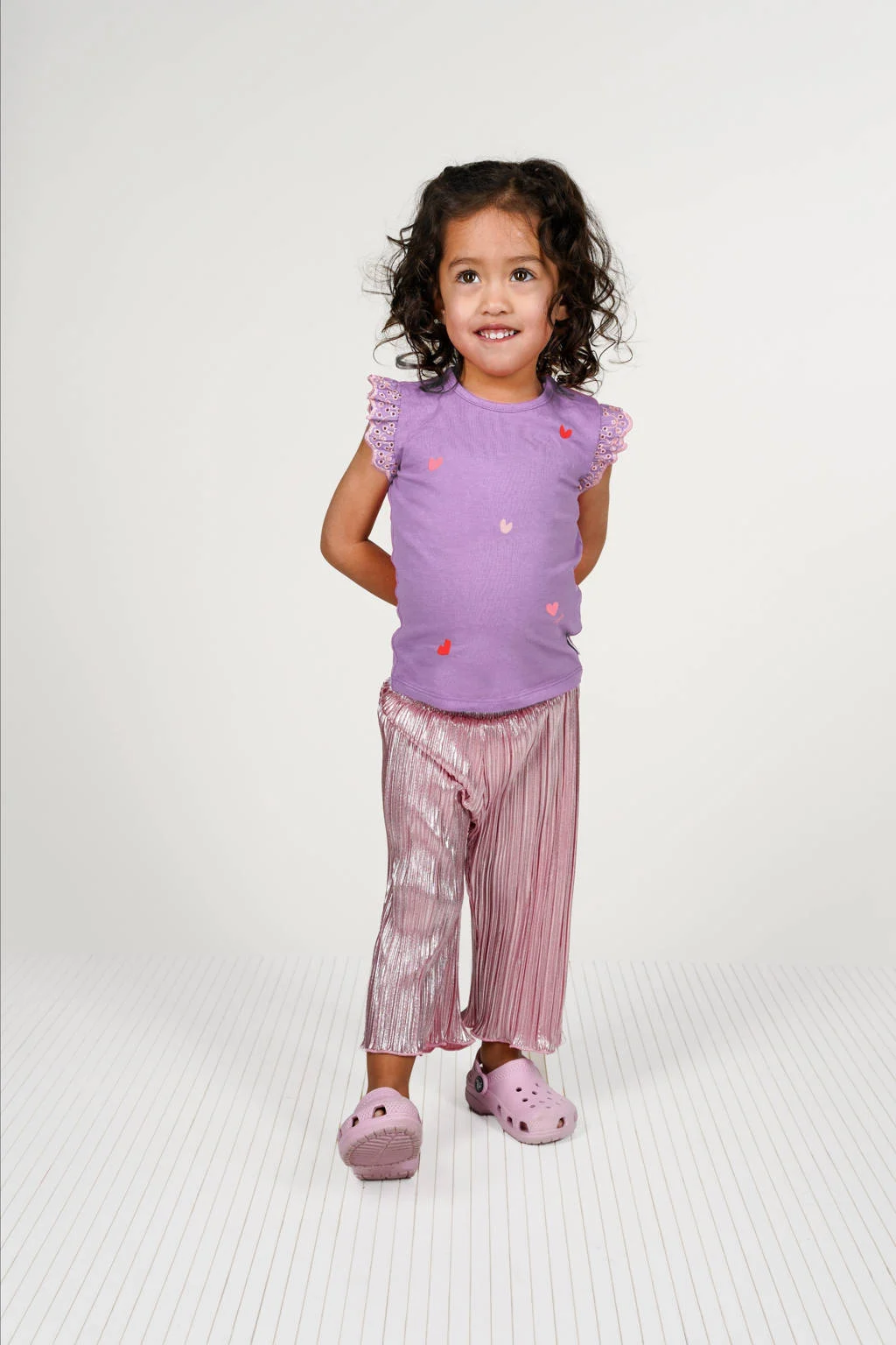 B.Nosy straight casual broek lichtroze