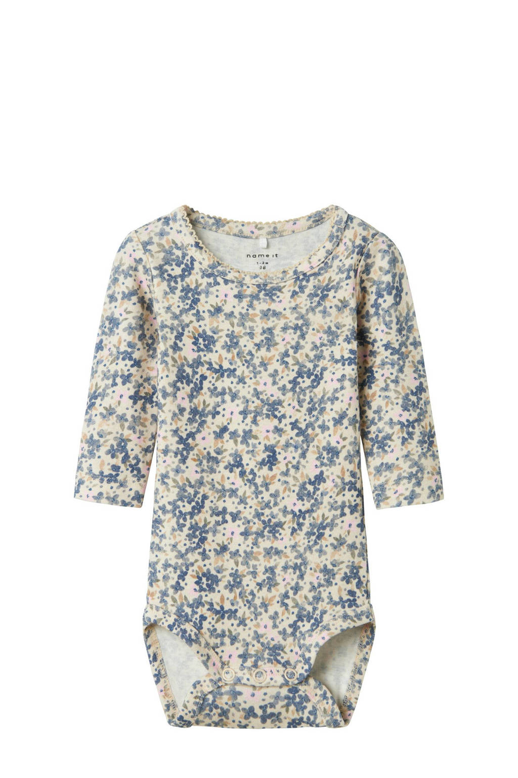 NAME IT romper NBFNINNE ecru/roze/paars