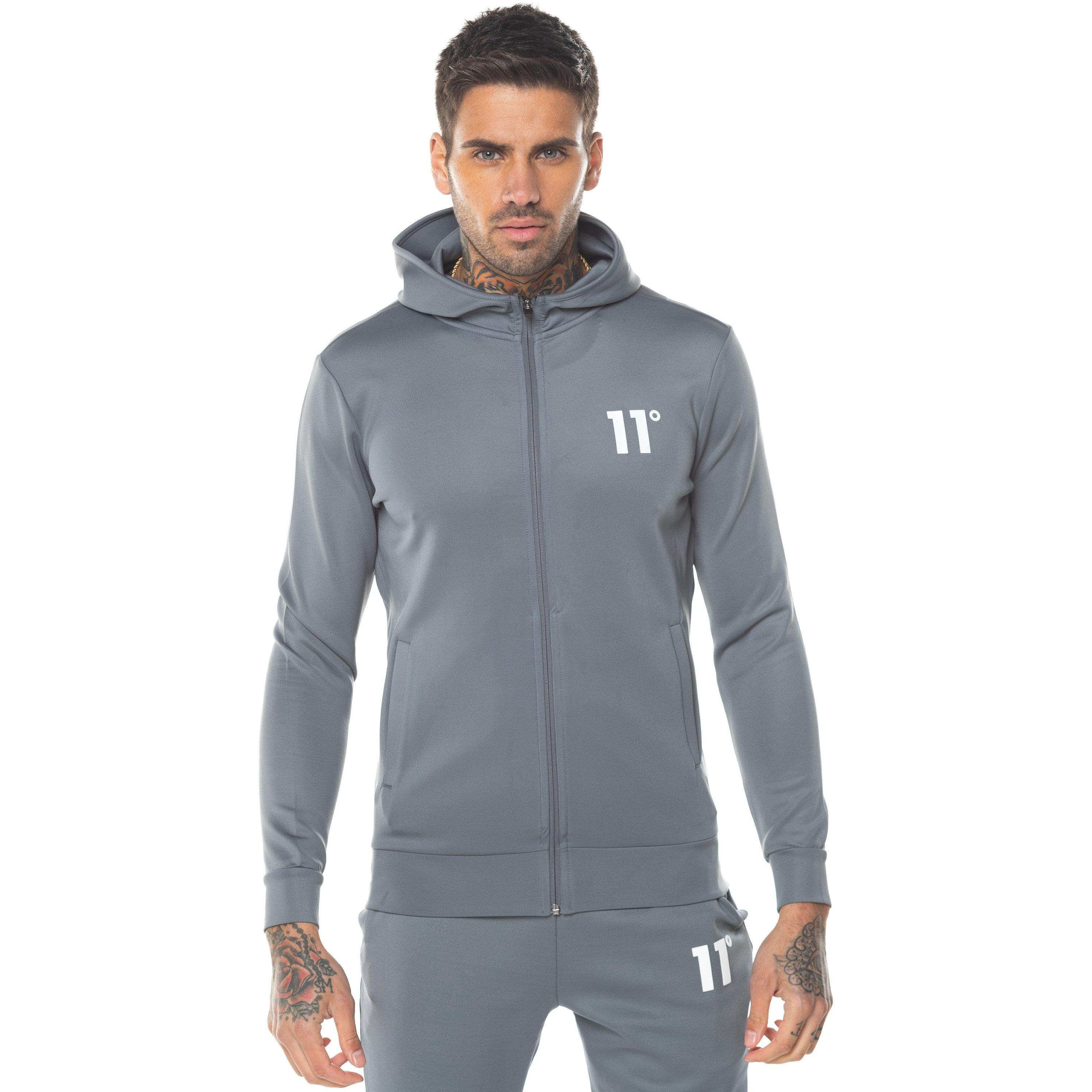 11 Degrees 11 Core Poly Full Zip Hoodie