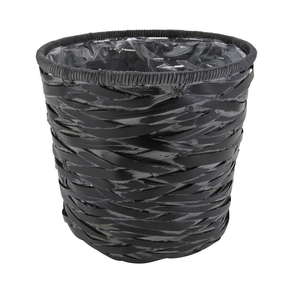 Cache-pot en bambou noir (lot de 4)