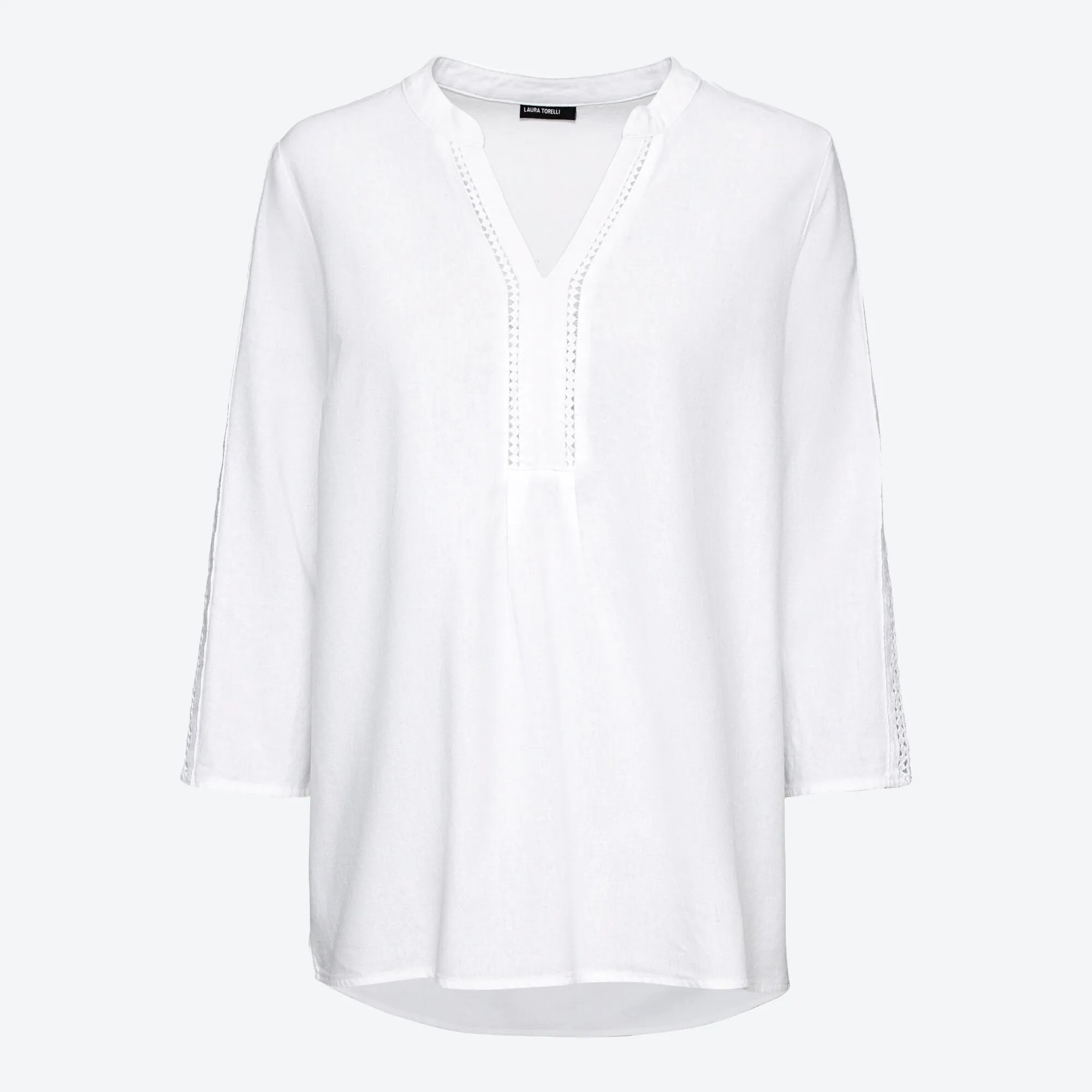 Damen-Bluse mit Spitzeneinsätzen
