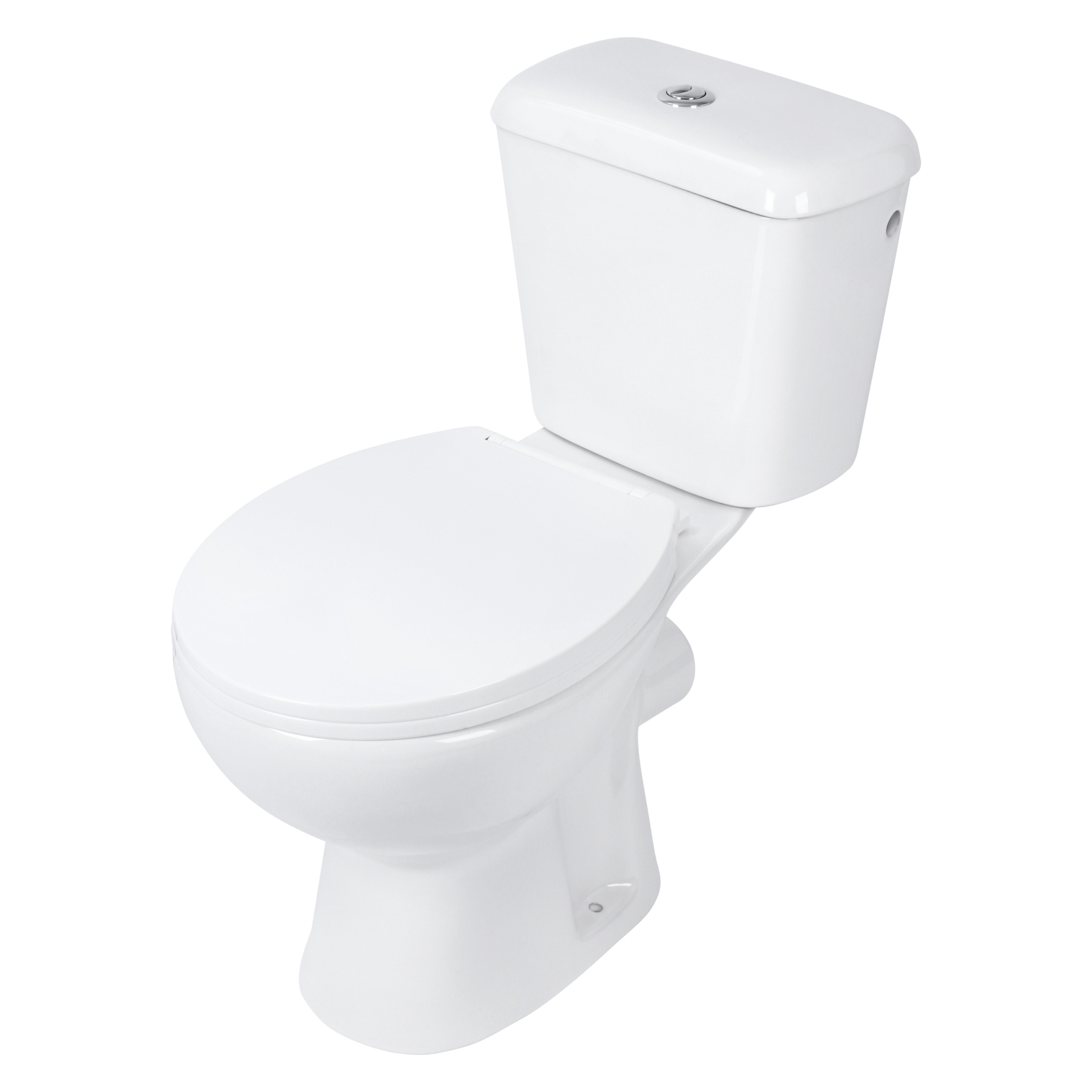 Differnz staand toilet duoblok PK wit