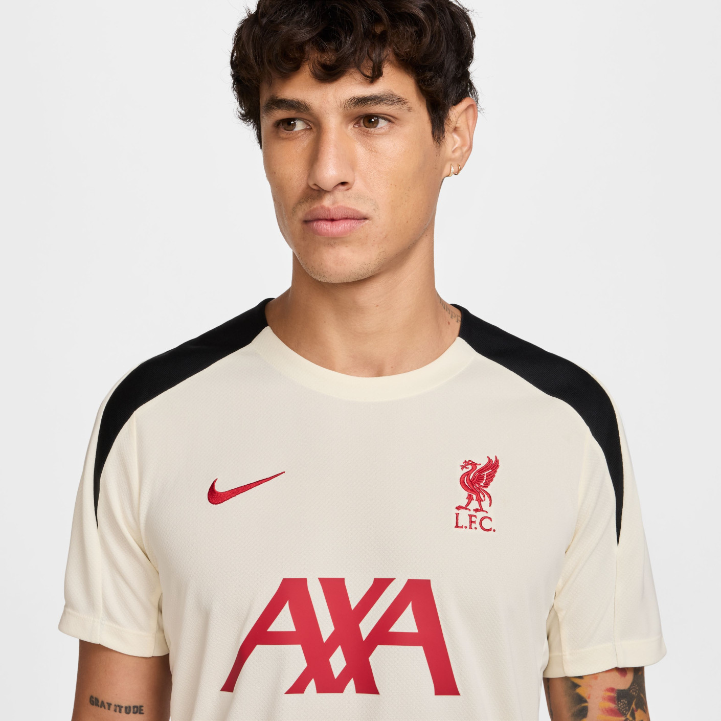 Nike Liverpool Strike Trainingsset 2024-2025 Gebroken Wit Zwart Rood
