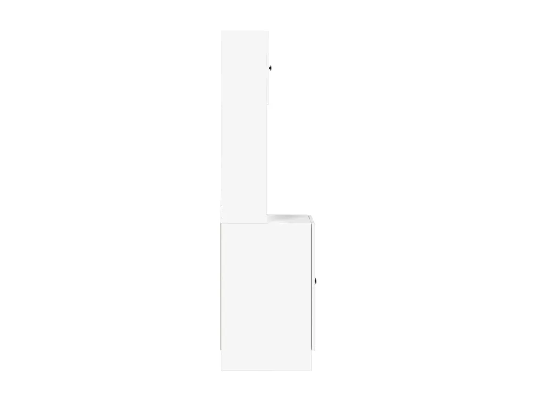 Armoire de cuisine blanc 60x50x180 cm bois d'ingénierie
