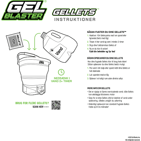 Gel Blaster Gellets - grøn