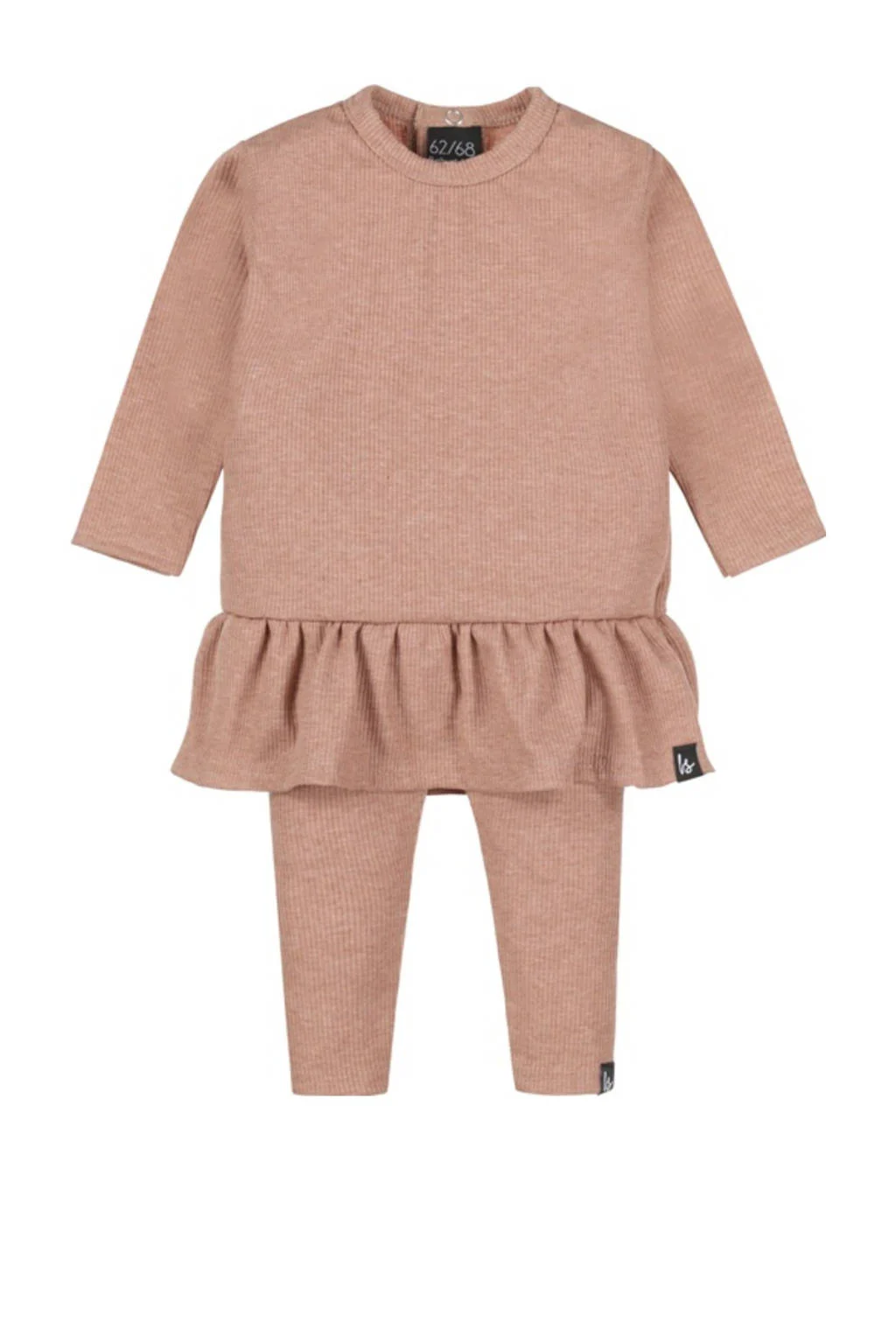 Babystyling tuniek + legging roze