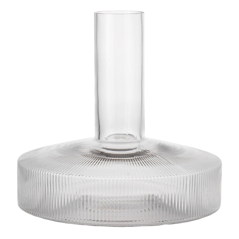 Ferm Living Ripple wijn karaf 1,1L transparant