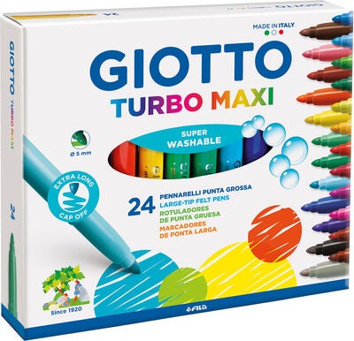 Giotto Turbo Maxi Tusjer 24-pack