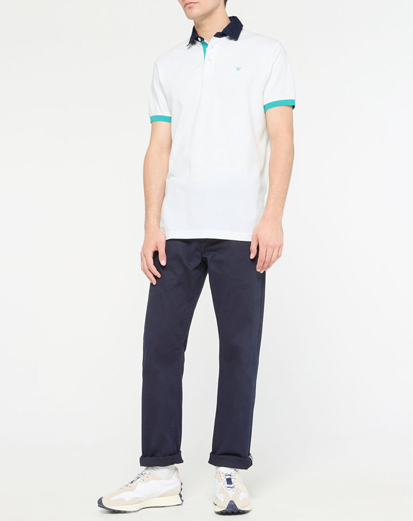 Hackett London Polo Regular Fit blanc