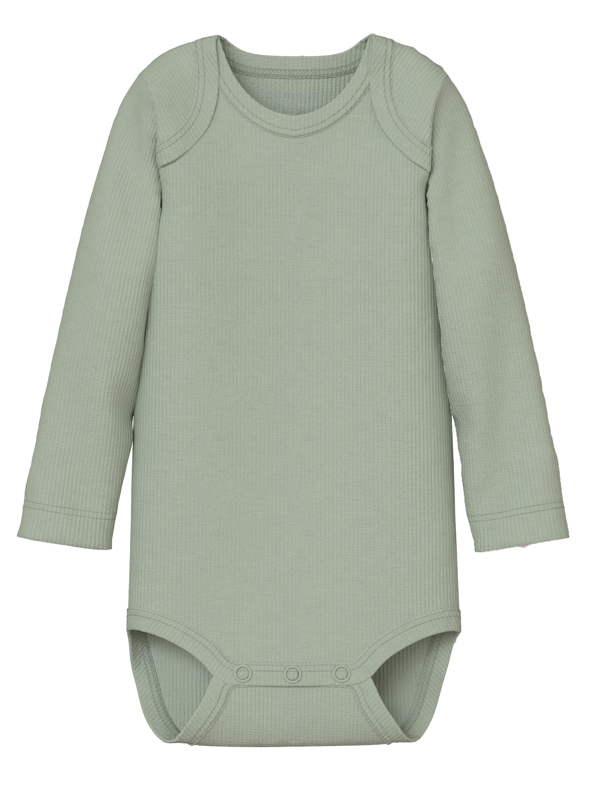 Name It Langarmbody »NBNBODY für Mädchen und Jungen mit Rippstruktur und Komfort«, 5 Stk. unifarben, casual, regular fit, Baumwolle, Rundhals