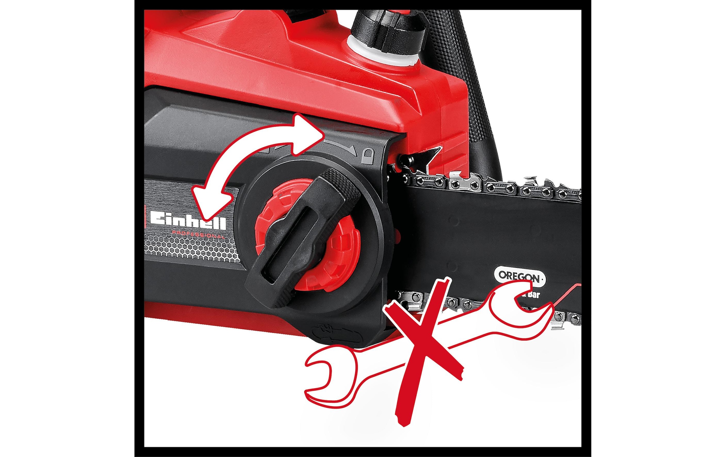 Einhell Akku-Kettensäge »GP-LC 36/40 Li BL 2 x 4.0Ah+Twinch Kit«