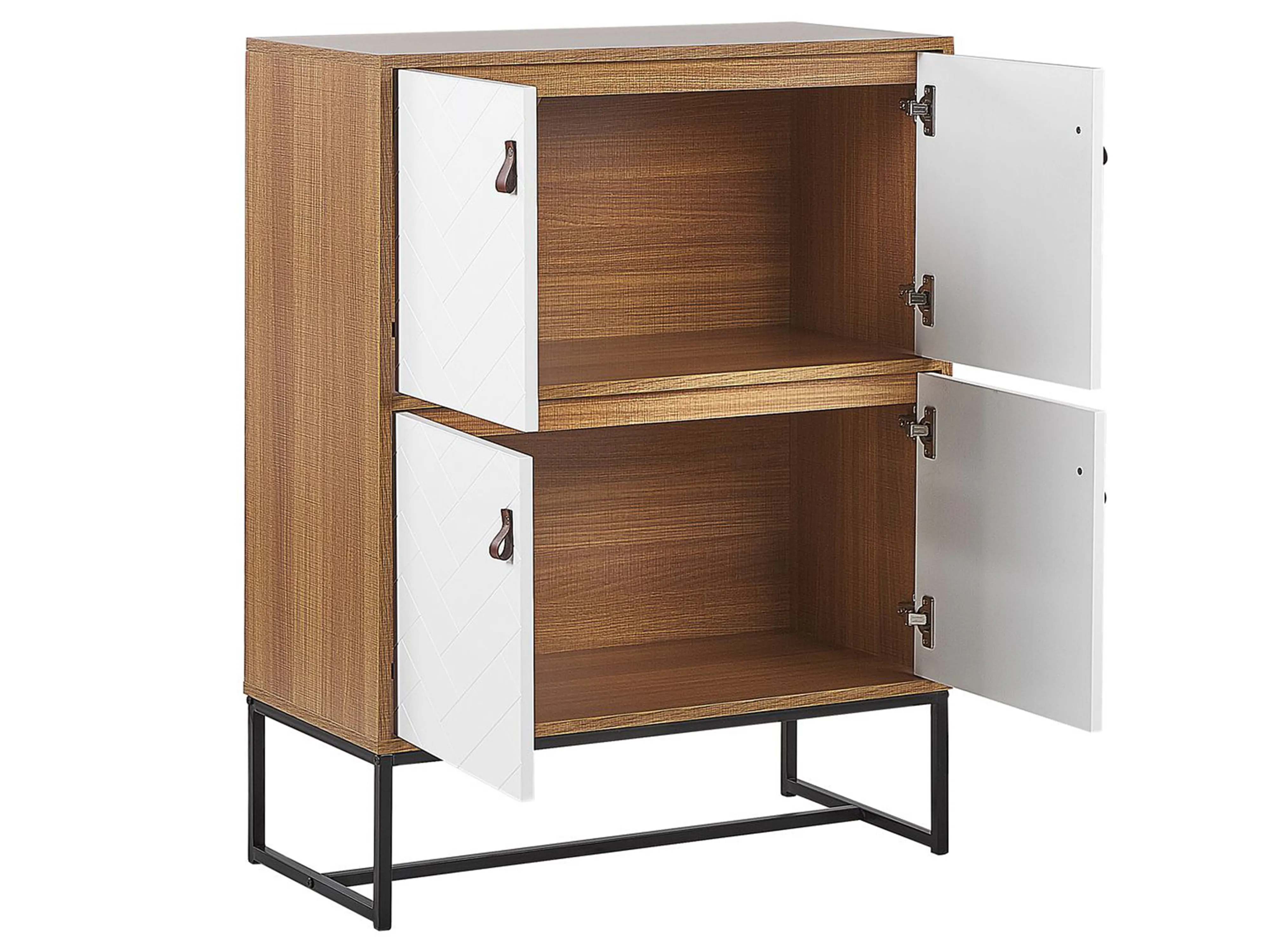 Kast NUEVA Lichtbruin/wit