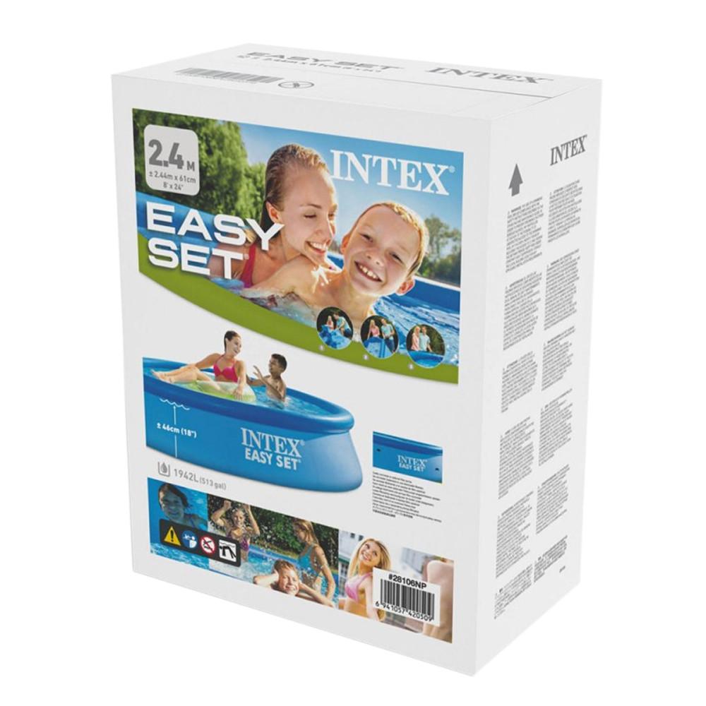 Intex Piscine Gonflable Intex Easy Set 2.44 x 0.61m