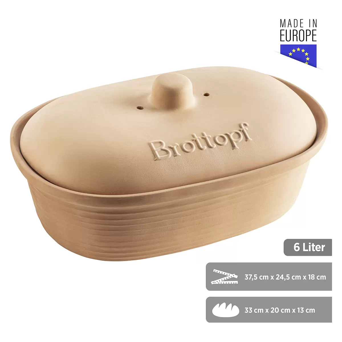 Brottopf CERAMICA terracotta