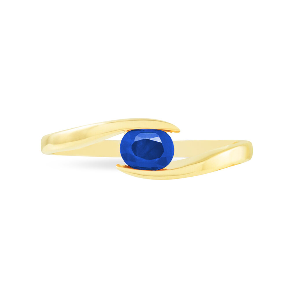 Bague Camilia Or Jaune Saphir