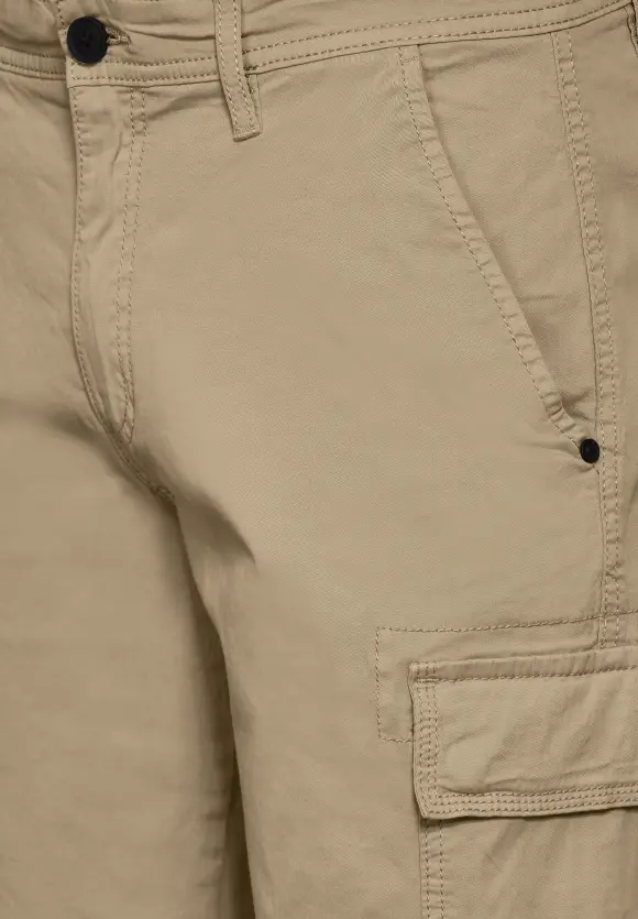 Twill Cargo Shorts - pure sand