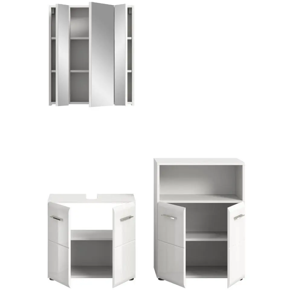Hioshop Ice badkamer I66 wit hoogglans- wit