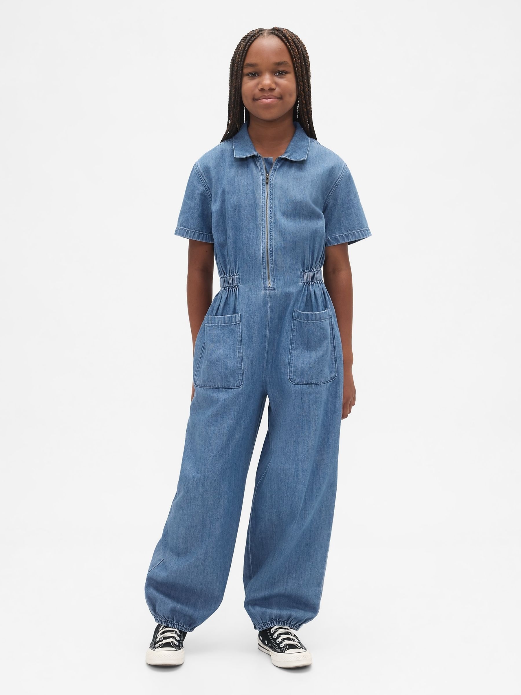 Gap denim jogger jumpsuit (4-13jr)