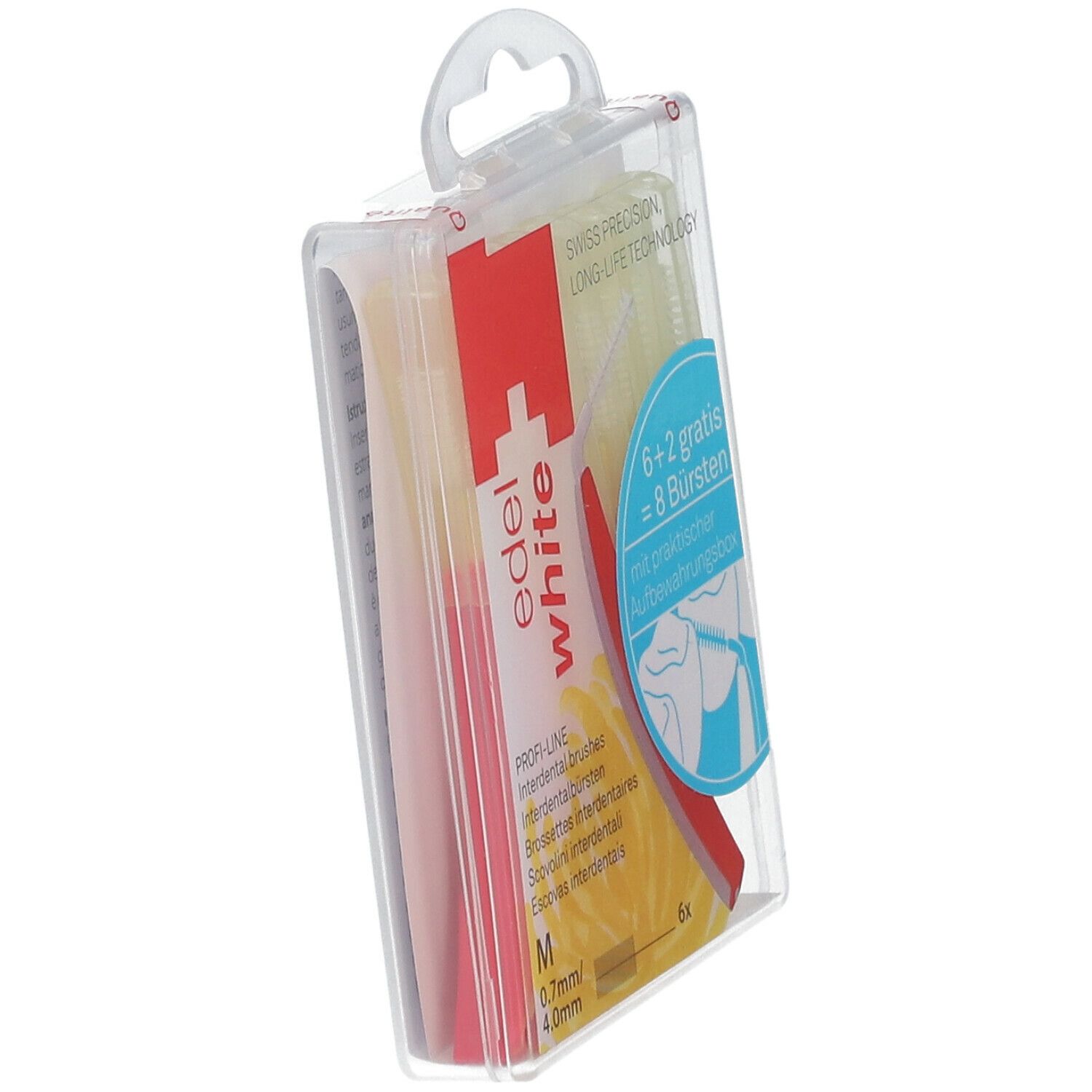 Edel white Pro Interdentalbürste 0,7 - 4 mm