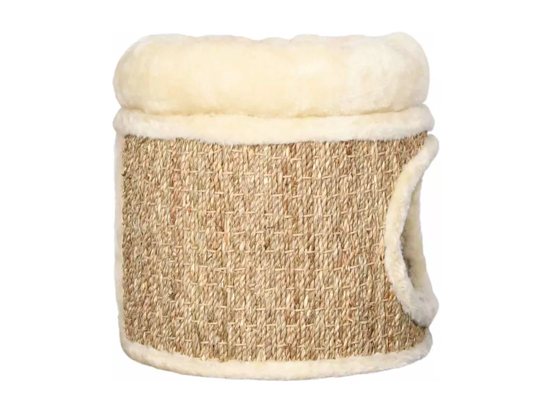Maison pour chat avec coussin de luxe 33 cm Herbiers marins