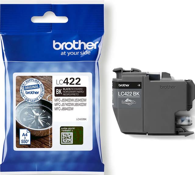 Brother LC422 blækpatron (sort)