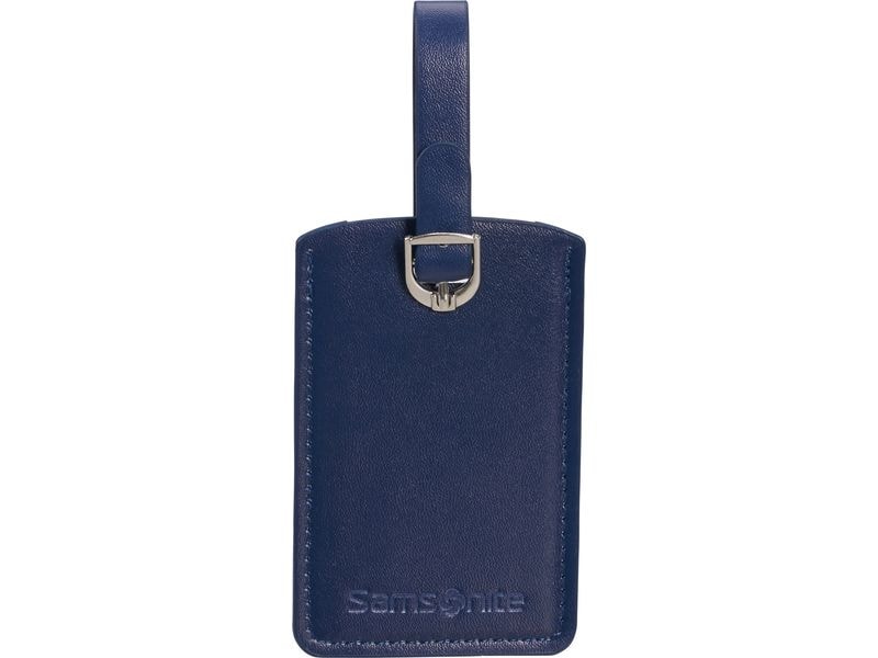 Samsonite G.T. Rectangle Luggage Tag 2 Stück, Dunkelblau Gepäckanhänger