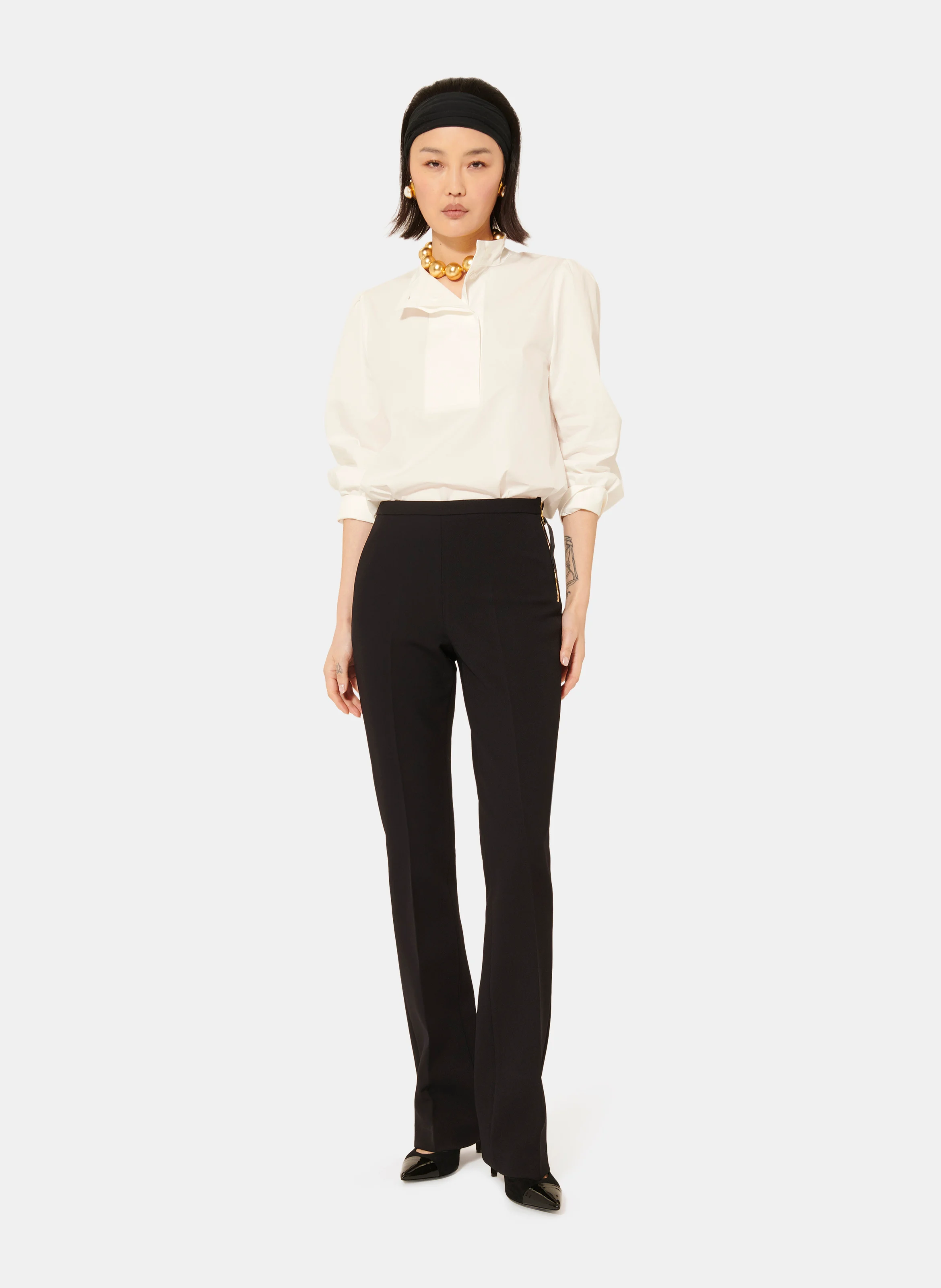 PEYTON - Pantalon flare | Noir