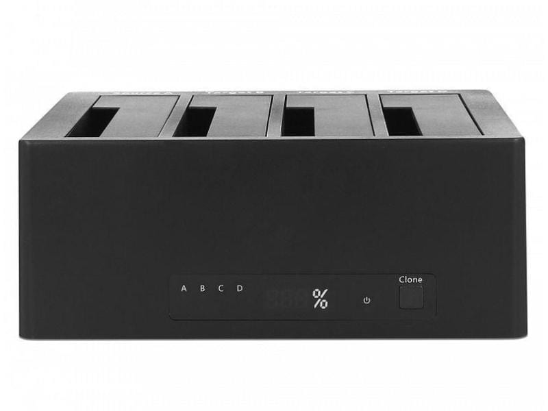 Delock Docking- und Klonstation 64063  für 4x SATA HDD / SS Dockingstation für vier 2,5
