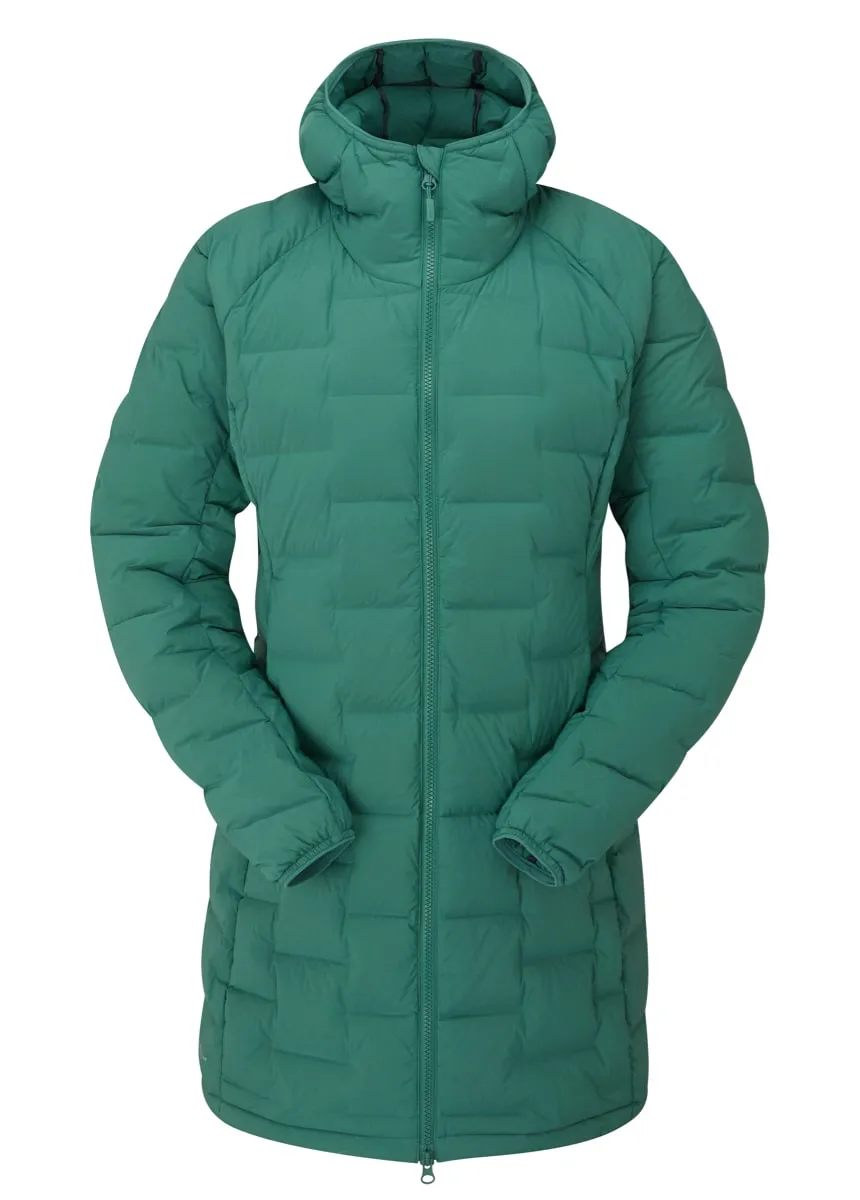 Rab Cubit Stretch Down Parka Wmns Green Slate