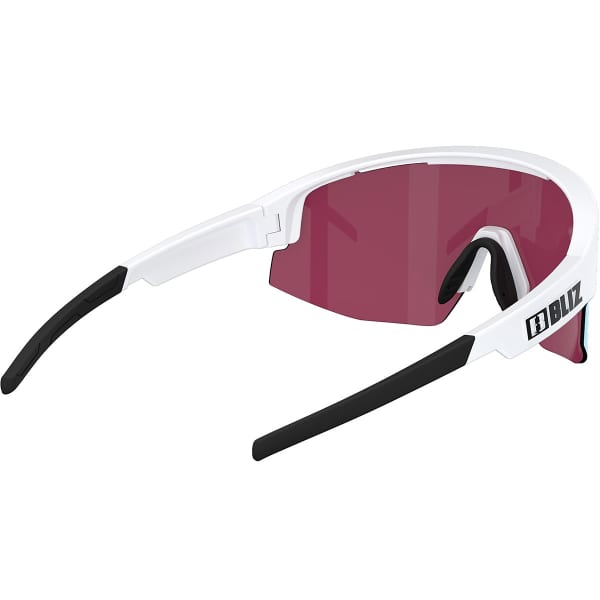 Lunette vélo BLIZ MATRIX MATT WHITE/NORDIC LIGHT BEGONIA/VIOLET W BLUE