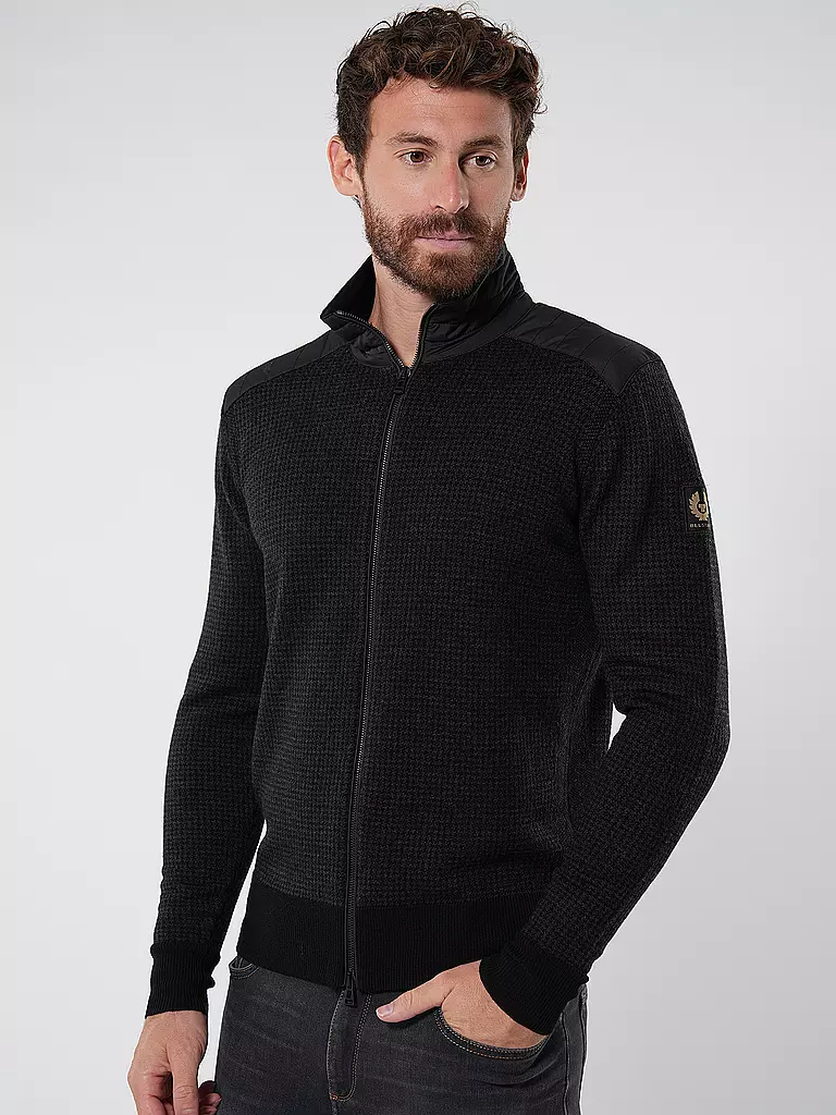 BELSTAFF Strickjacke KELBY grau
