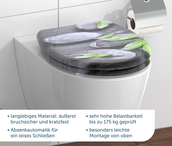 SCHÜTTE Duroplast-WC-Sitz »Stone«