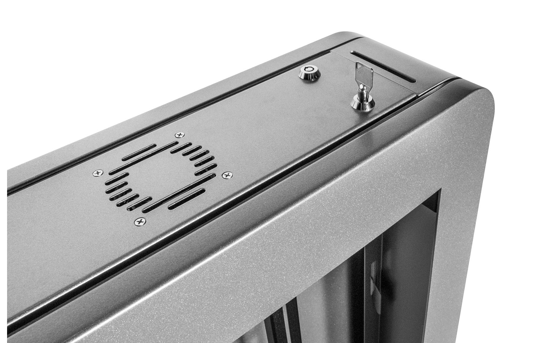 Kioskrahmen KIPC2555B-3-(S)EUK Silber, für 55