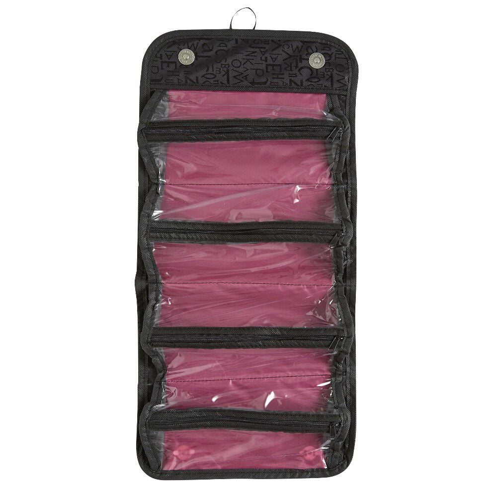 Trousse de maquillage pliable noir