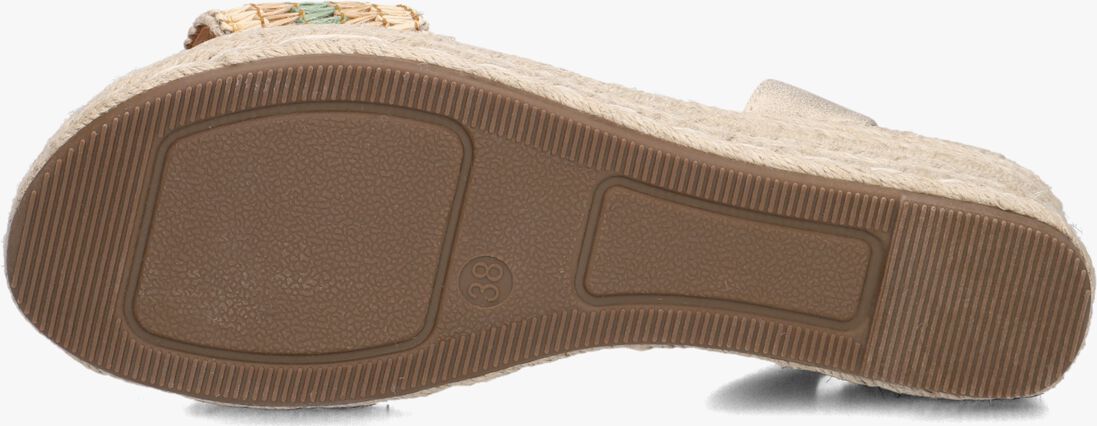 gouden ayana sandalen met hak 0047-71