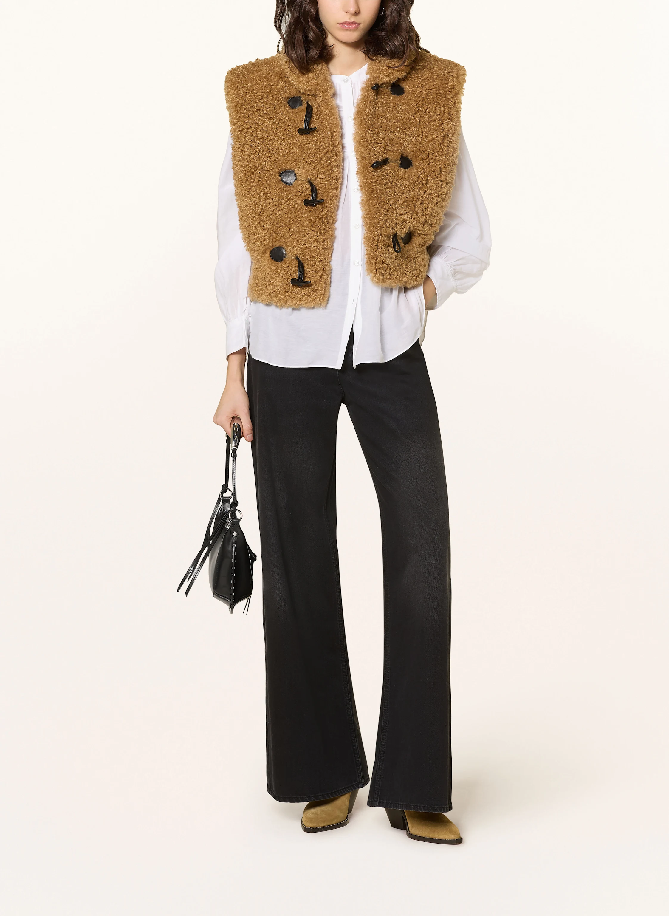 MARANT ÉTOILE Teddyfell-Weste ALISA