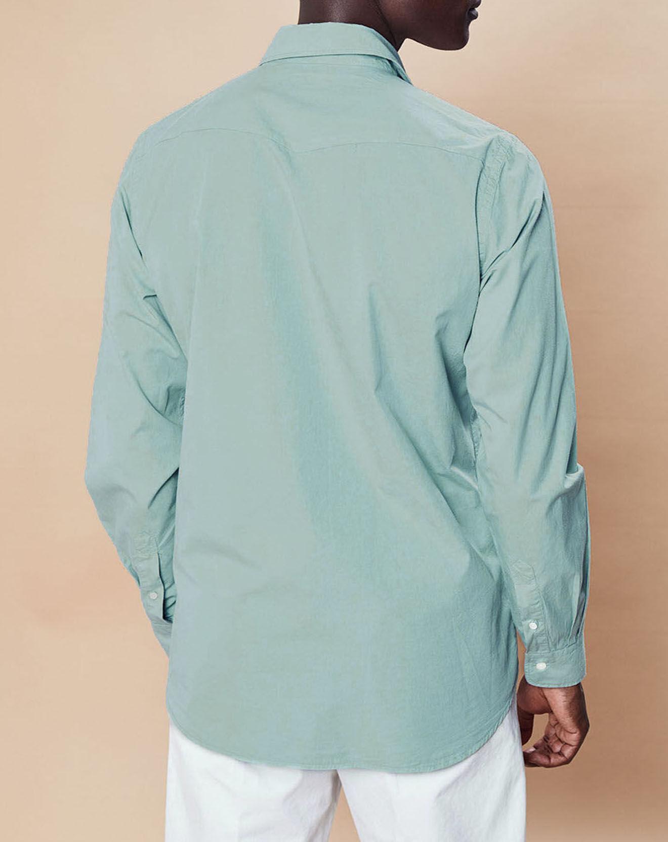 Hartford Chemise Slim Fit Storm Pat bleu gris