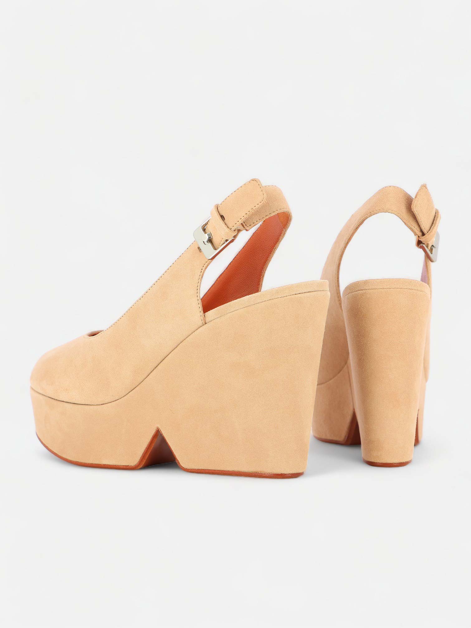 WEDGES - DYLAN wedges, goatskin beige || OUTLET