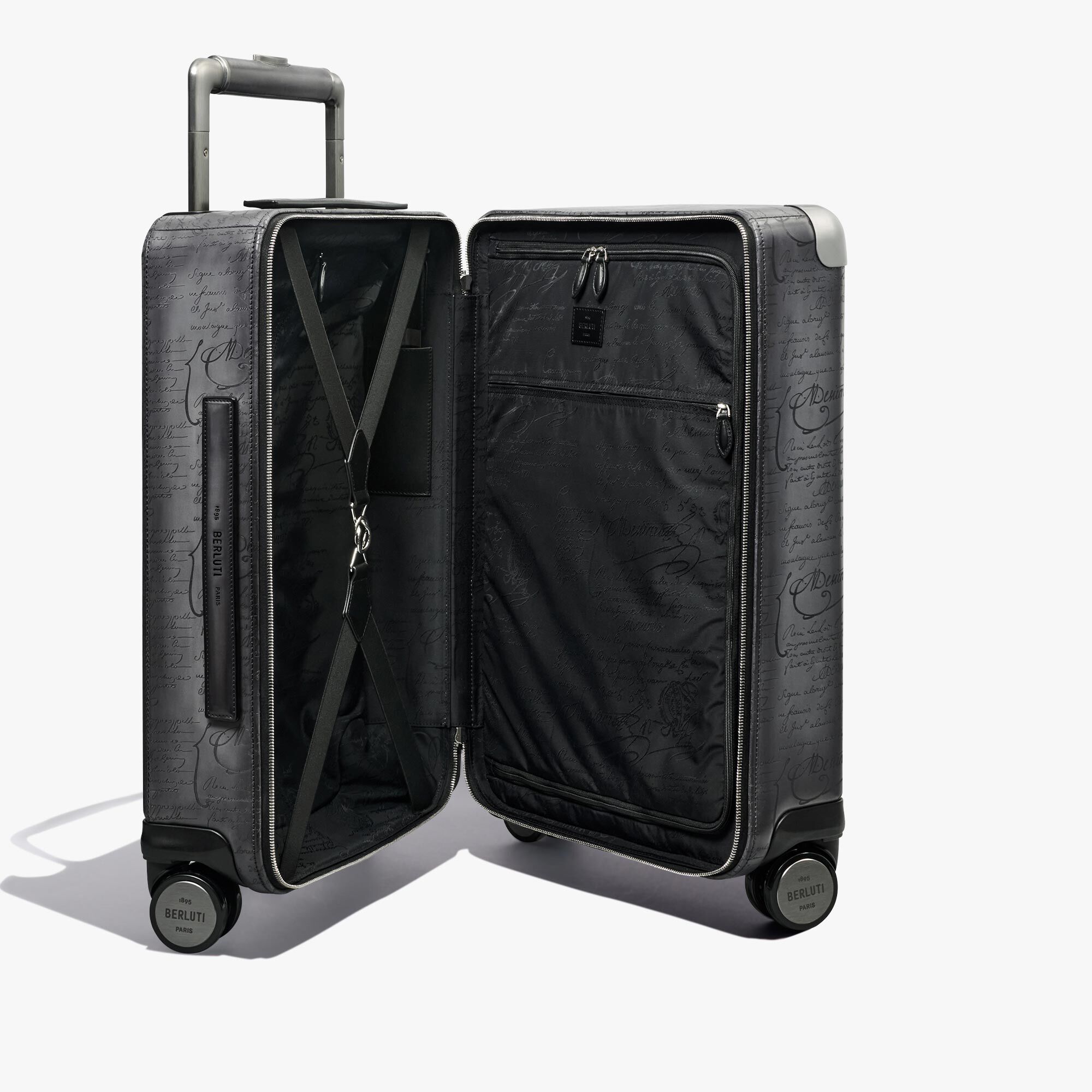 Bagage Roulant Formula 1005 En Cuir Scritto