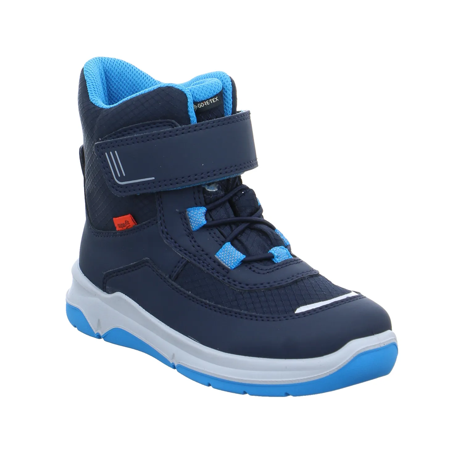 SUPERFIT Kleinkinder-Snowboot  Membran Blau Textil  Baby-Winterstiefel Unisex
