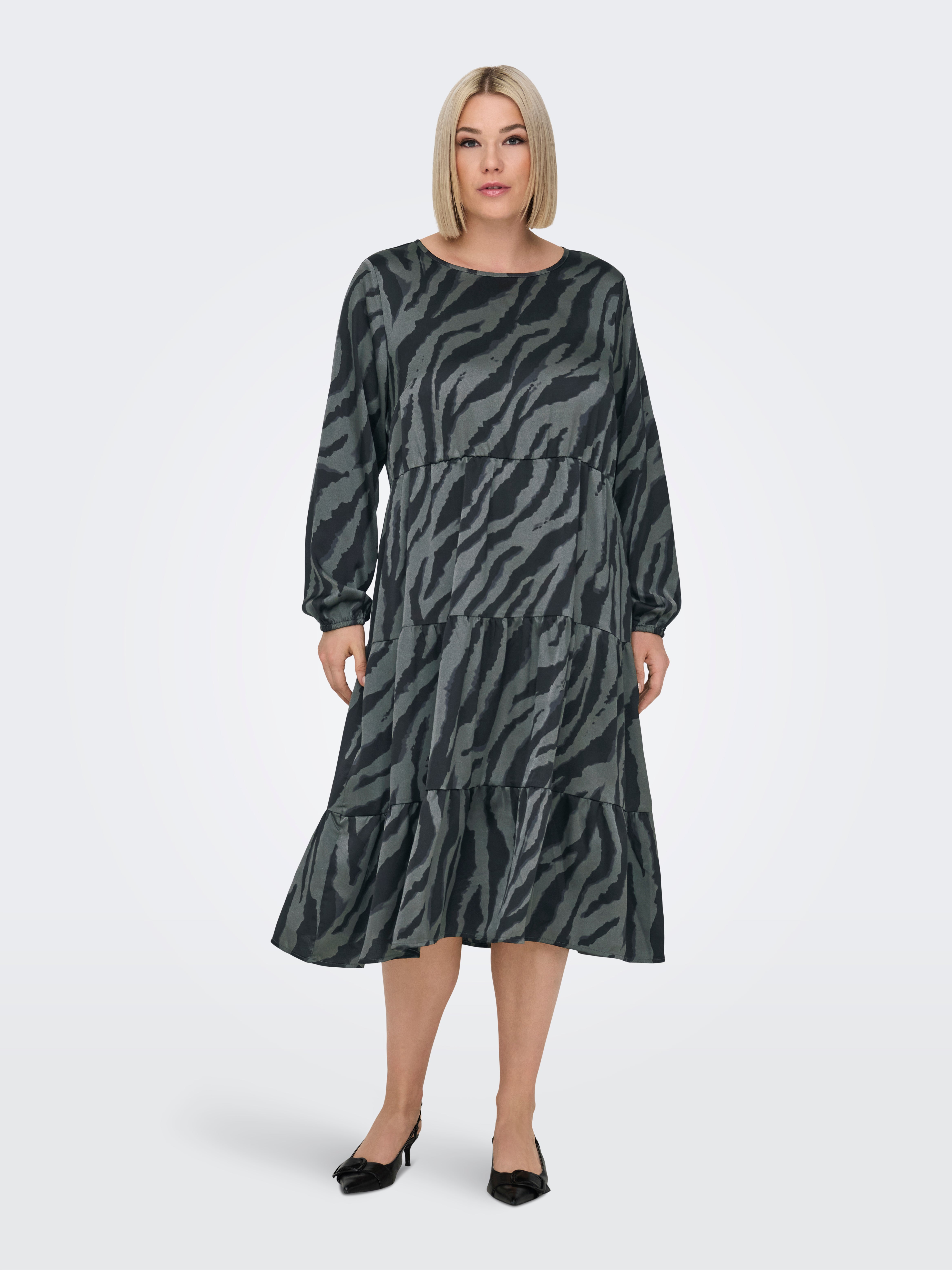 CARZORRA Midikleid Black