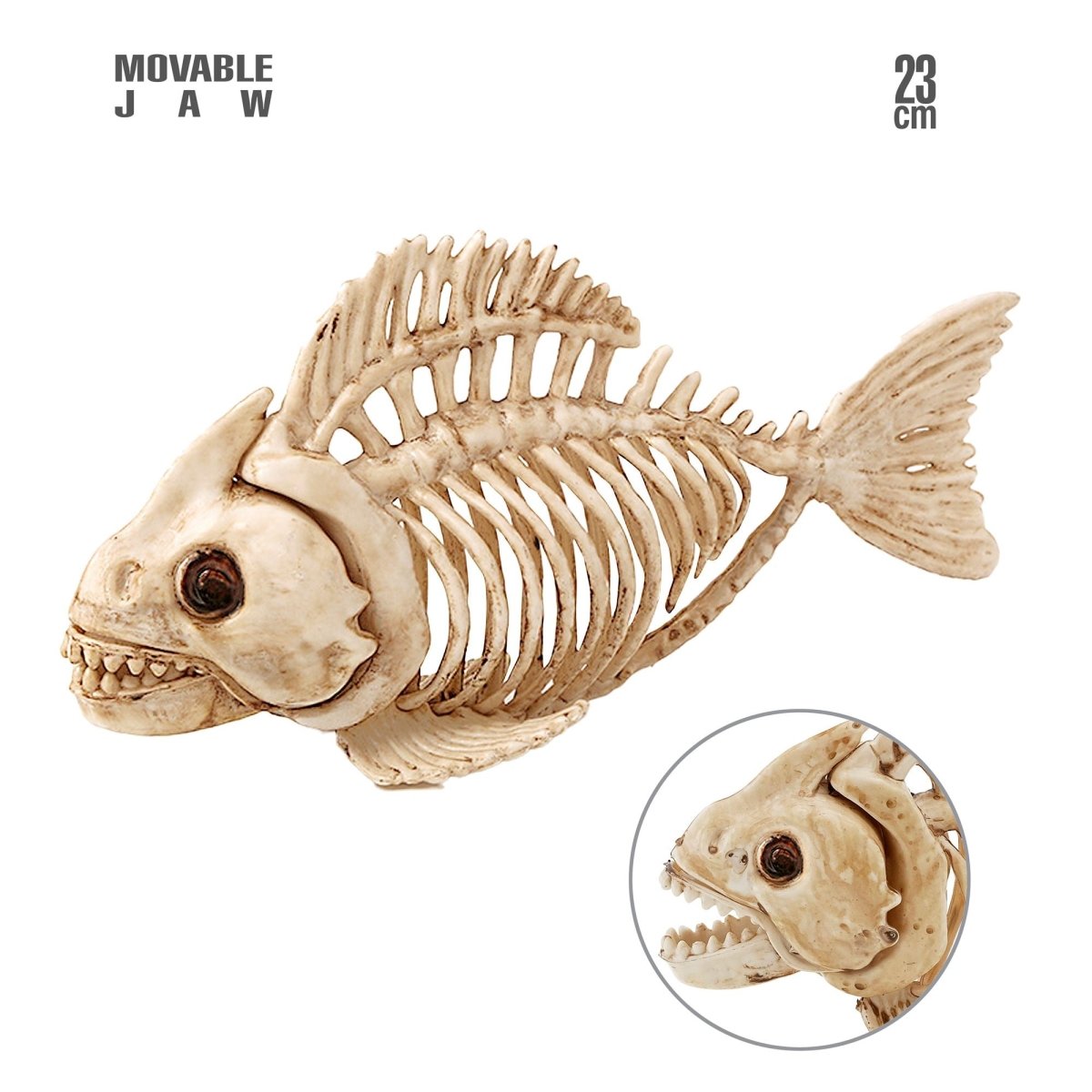 Halloween Skelet Vis 23cm